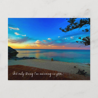 Carte Postale Coucher de soleil à Rottnest Island, Australie