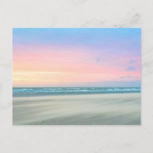 Carte Postale Coucher de soleil Abstrait sur la plage de La Haye