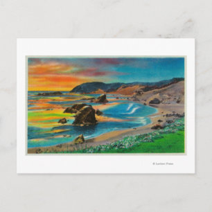 Carte Postale Coucher de soleil au Cap San SebastianCoast