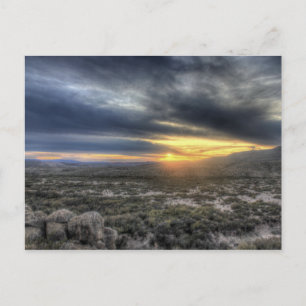 Carte Postale Coucher de soleil au parc national Big Bend, Texas