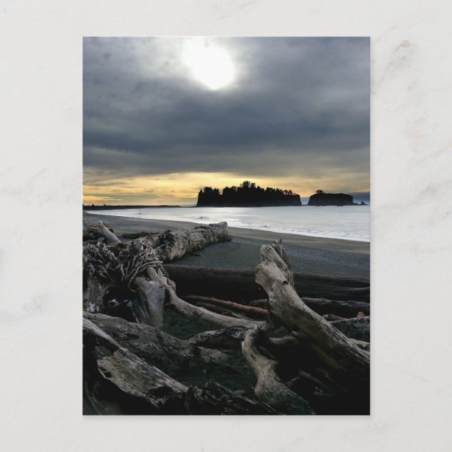 Carte Postale Coucher de soleil au Parc national olympique de Ru (Devant)