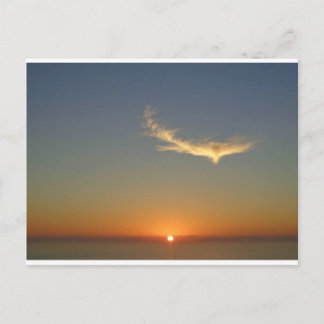 Carte Postale coucher de soleil d'ange