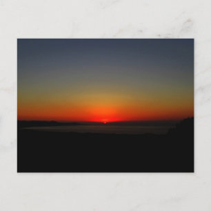 Carte Postale Coucher de soleil dans l'eau