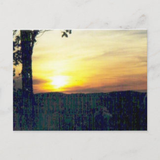 Carte Postale coucher de soleil dans les smokies #68