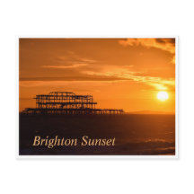 Coucher de soleil de Brighton