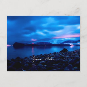 Carte Postale Coucher de soleil de Juneau, Alaska