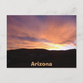 Carte Postale Coucher de soleil de l'Arizona