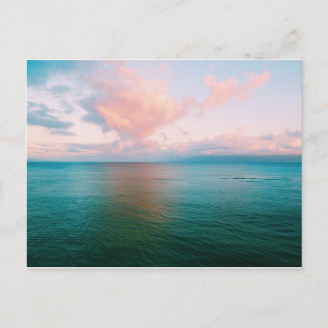 Carte Postale Coucher de soleil de Maui (Devant)