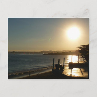 Carte Postale Coucher de soleil de père Noël Cruz