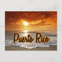Coucher de soleil de Porto Rico