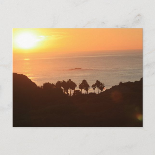 Carte Postale Coucher de soleil de San Clemente (Devant)