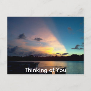 Carte Postale Coucher de soleil de Tortuguero - Beau Costa Rica