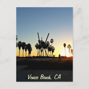 Carte Postale Coucher de soleil de Venice Beach