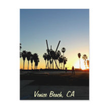 Coucher de soleil de Venice Beach