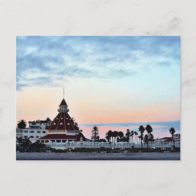 Carte Postale Coucher de soleil Del Coronado (Devant)