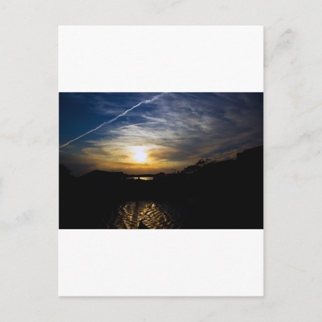 Carte Postale Coucher de soleil du Delaware (Devant)