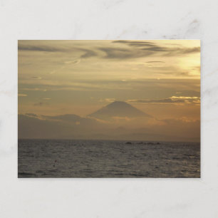 Carte Postale Coucher de soleil du mont Fuji