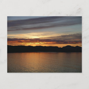 Carte Postale Coucher de soleil en Alaska II Photographie de l'A
