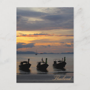 Carte Postale Coucher de soleil en Thaïlande