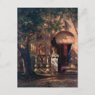 Carte Postale Coucher de soleil et ombre par Albert Bierstadt