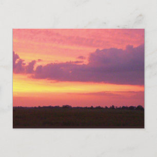 Carte Postale Coucher de soleil... ma propre photo de 2004