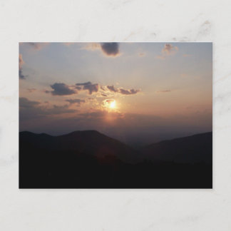 Carte Postale "Coucher de soleil magnifique"