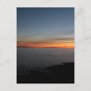 Carte Postale coucher de soleil par lac, Kingston, Ontario, Cana