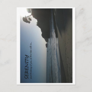 Carte Postale Coucher de soleil sur California Beach