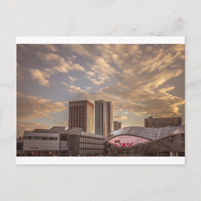 Carte Postale Coucher de soleil sur Grand Central (Devant)