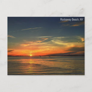 Carte Postale Coucher de soleil sur Jamaica Bay à Rocaway