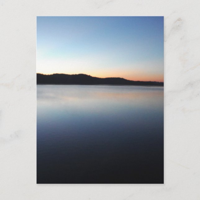 Carte Postale Coucher de soleil sur Lake Arrowhead (Devant)