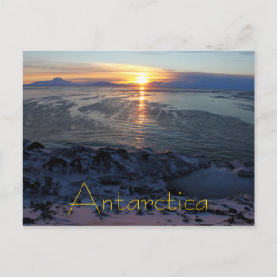 Carte Postale Coucher de soleil sur le détroit de McMurdo, Antar