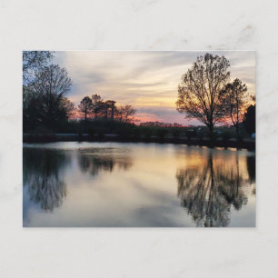Carte Postale Coucher de soleil sur le lac
