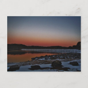Carte Postale Coucher de soleil sur le lac Arrowhead