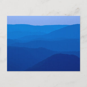 Carte Postale Coucher de soleil sur les montagnes Allegheny, Vir