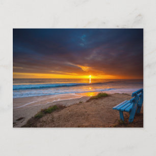 Carte Postale Coucher de soleil sur l'océan Pacifique