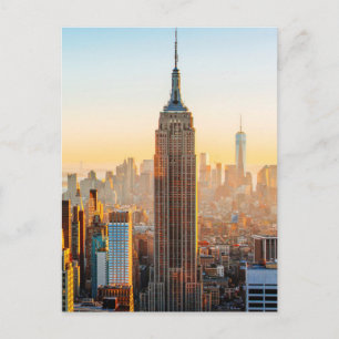 Carte Postale Coucher de soleil sur New York