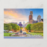 Coucher de soleil sur Philadelphie, Pennsylvanie