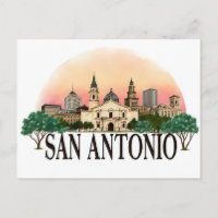 Coucher de soleil sur San Antonio Texas