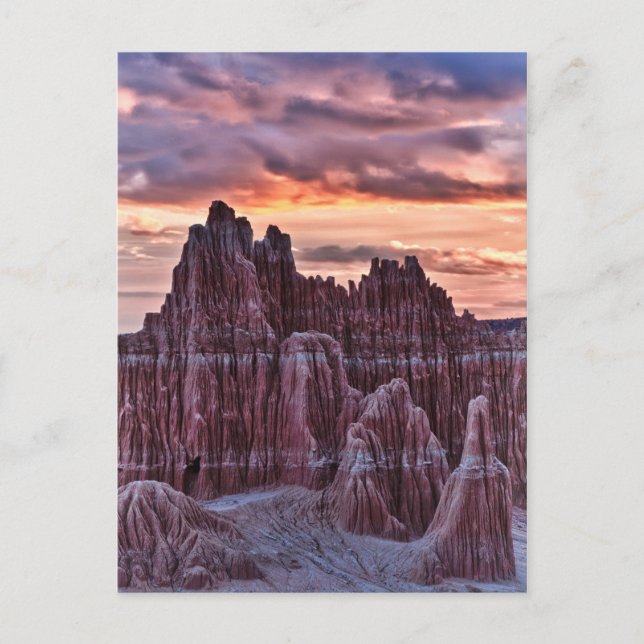 Carte Postale Coucher de soleil surnaturel (Devant)