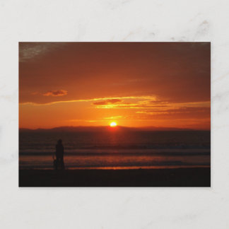 Carte postale coucher de soleil Ventura