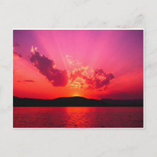 Carte Postale Coucher du soleil