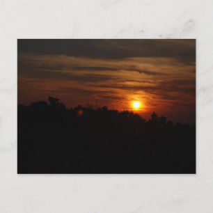 Carte Postale Coucher du soleil