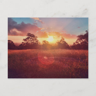 Carte Postale Coucher du soleil