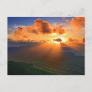 Carte Postale Coucher du soleil
