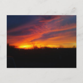 Carte Postale Coucher du soleil