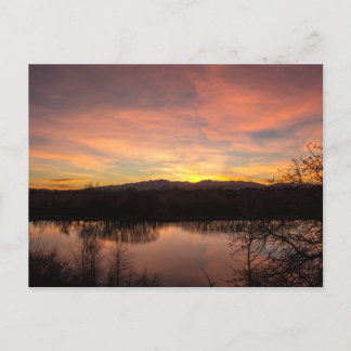 Carte Postale Coucher du soleil à Highland Glen