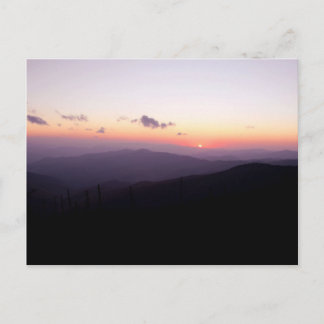 Carte Postale Coucher du soleil au dôme de Clingman