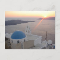 Coucher du soleil de Santorini