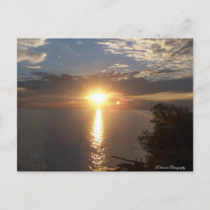 Carte Postale Coucher du soleil du lac Ontario